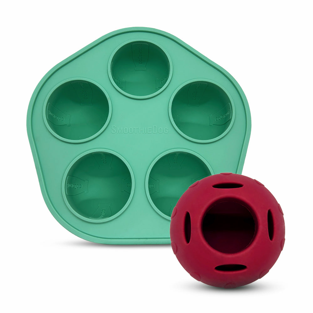 SmoothieDog Lickiball Set - Комплект силиконова форма и топка за близане