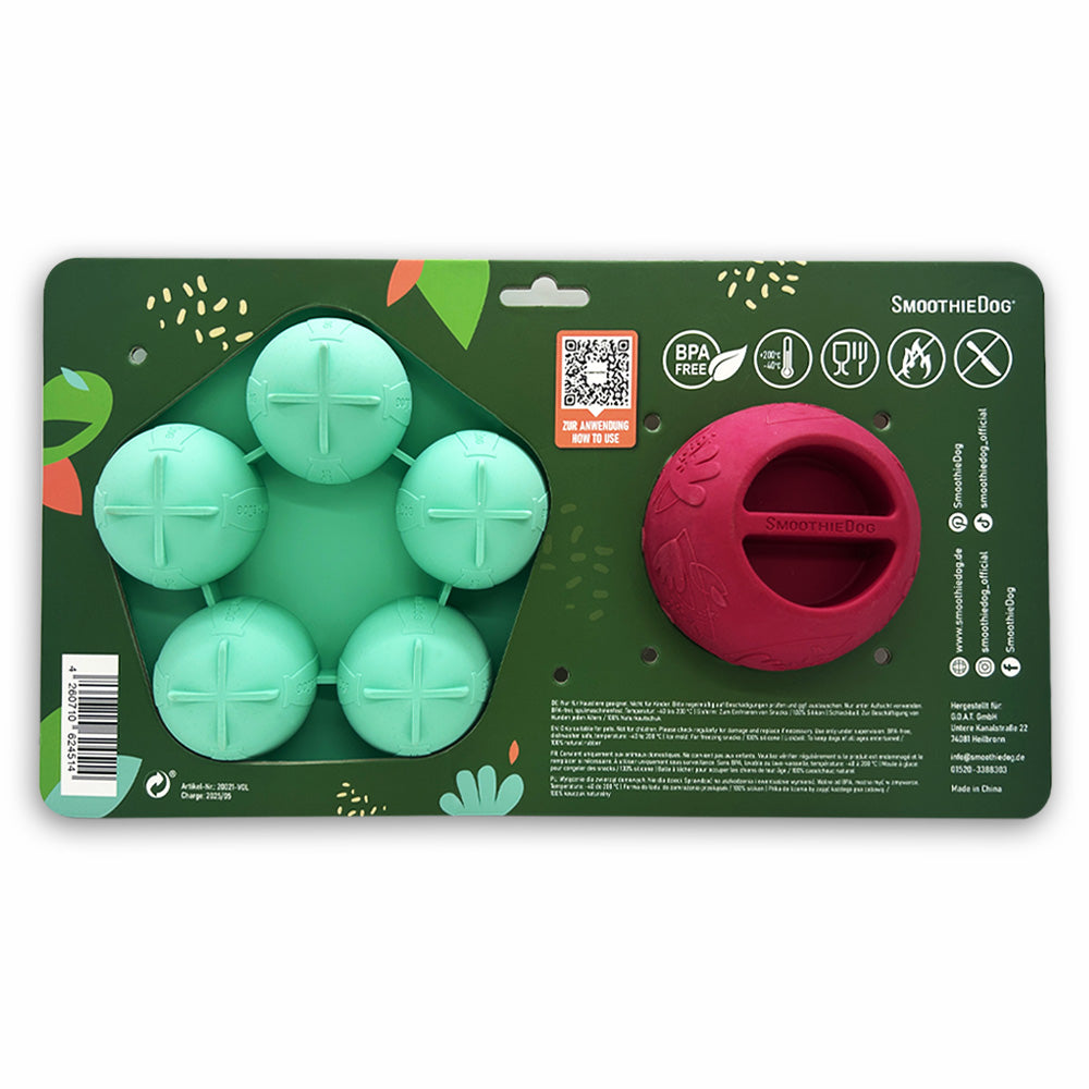 SmoothieDog Lickiball Set - Комплект силиконова форма и топка за близане