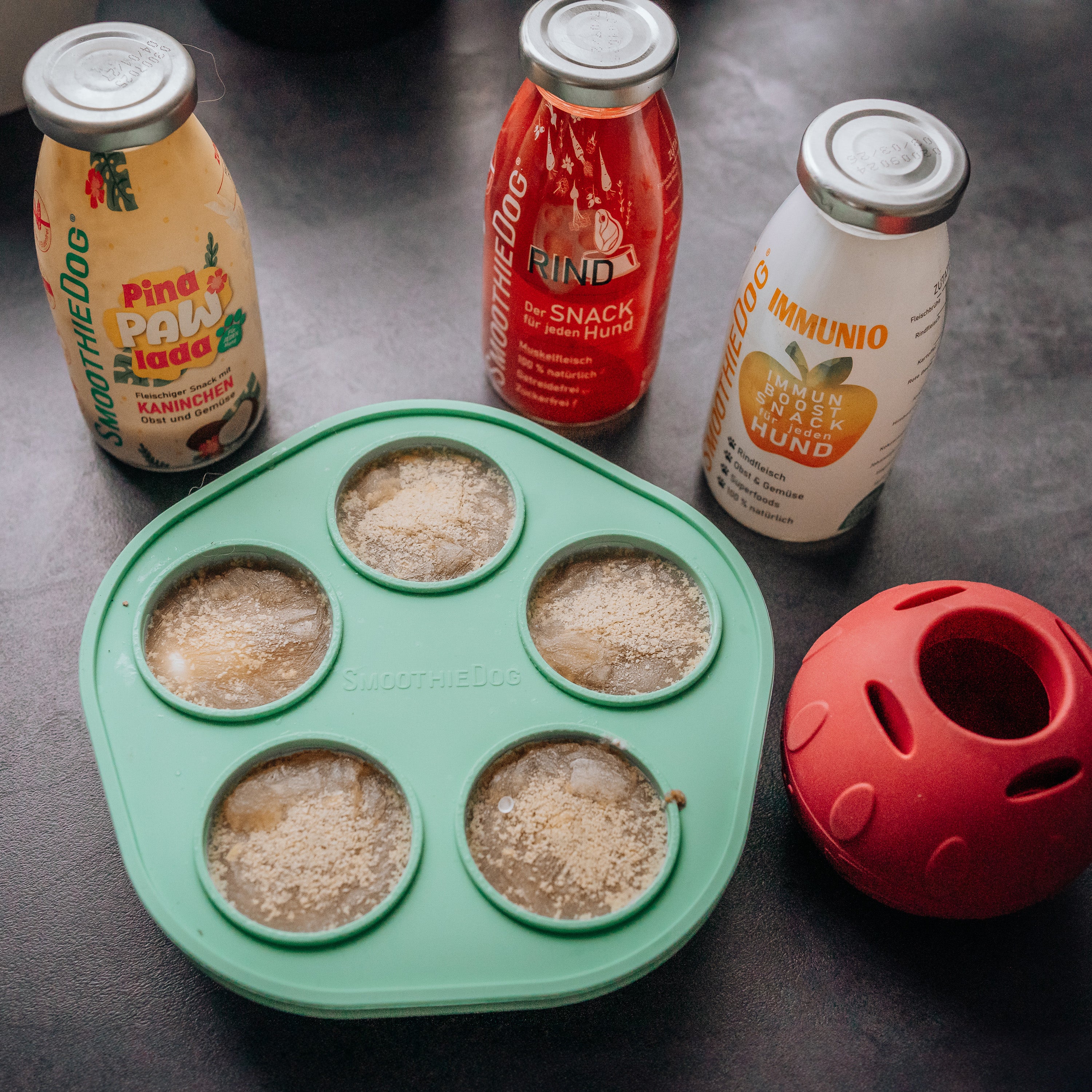 SmoothieDog Lickiball Set - Комплект силиконова форма и топка за близане